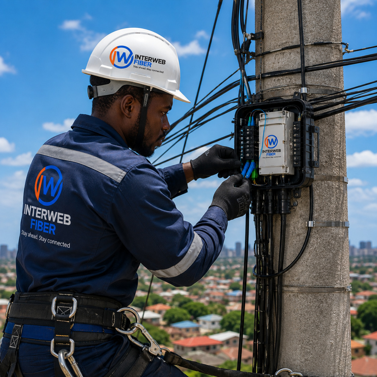 Family streaming online over Interweb Fiber unlimited internet